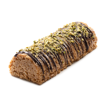 Peanut Chew Log with Dubai filling