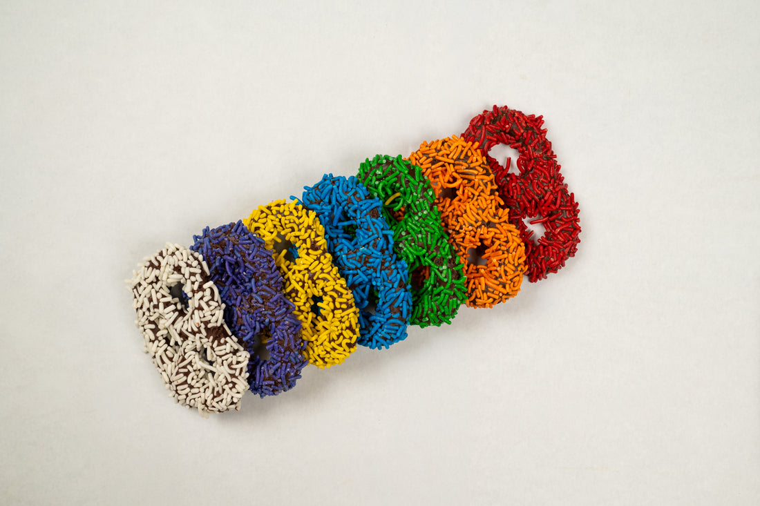 Rainbow Sourdough Pretzels (Includes 7 pcs)